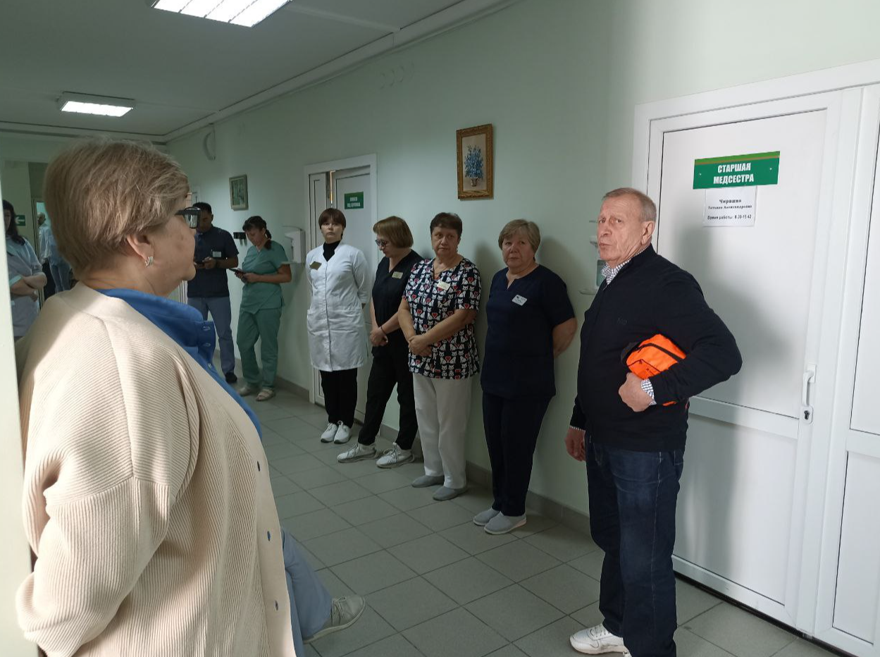 В ВОКОБ прошли тактико-специальные учения по ликвидации последствий условного пожара.